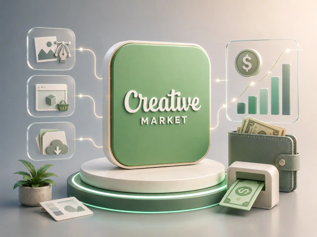 نقد کردن درآمد Creative Market