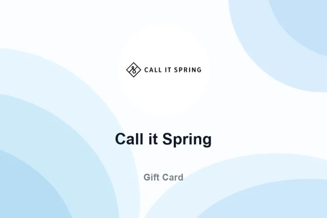 Call it Spring