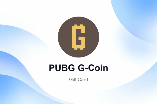 خرید گیفت‌کارت PUBG G-Coin