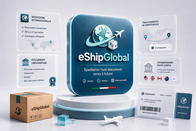 پرداخت ارسال مدارک با eShipGlobal