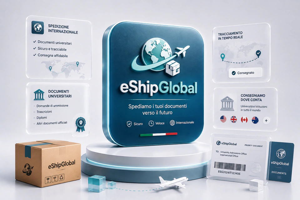 پرداخت ارسال مدارک با eShipGlobal