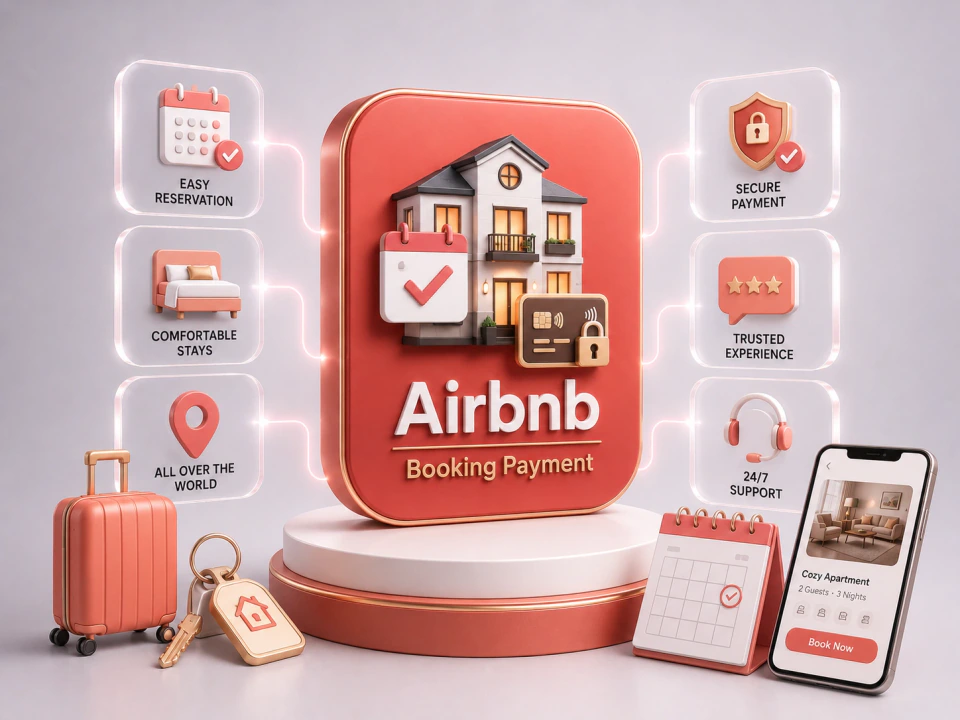 پرداخت رزرو Airbnb