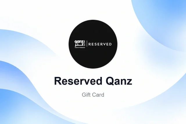 خرید گیفت‌کارت Reserved Qanz