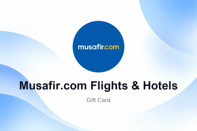 خرید گیفتکارت Musafir.com Flights & Hotels