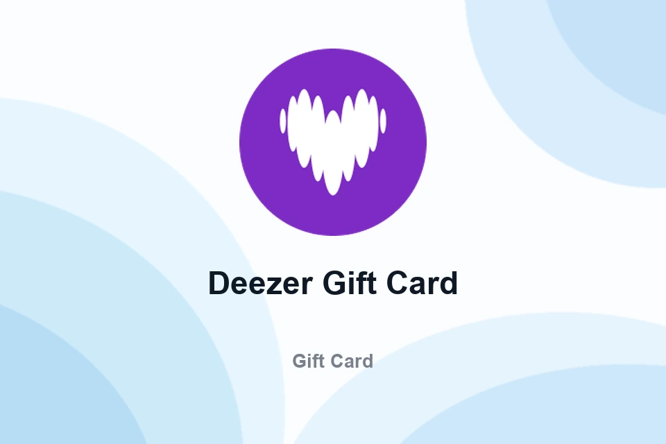 Deezer Gift Card
